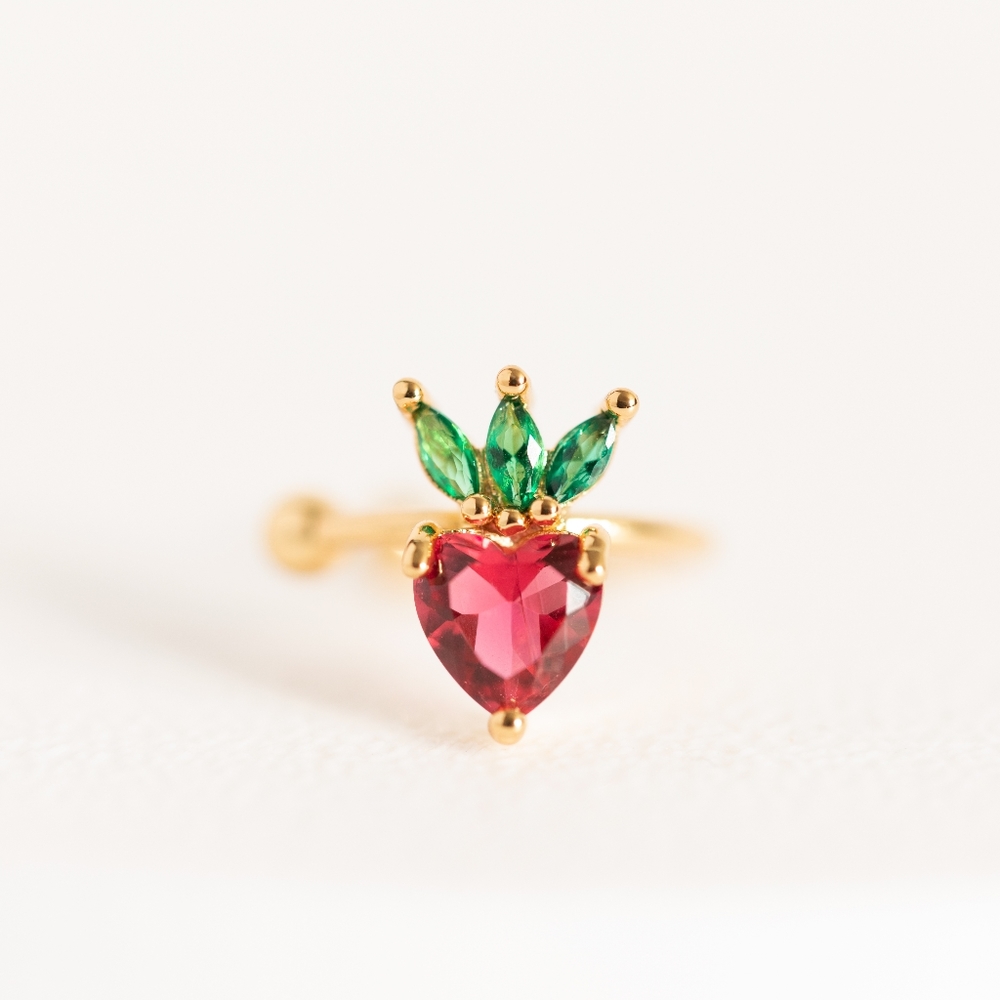 Strawberry Ear Cuff - Only 3 left!